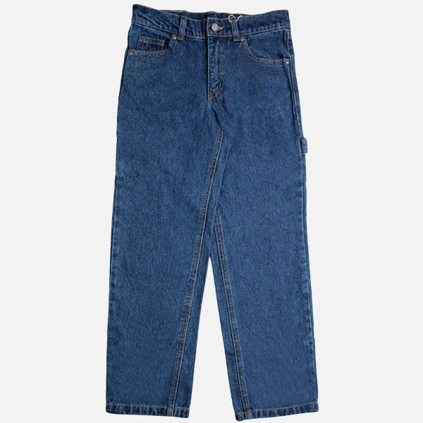 Santa Cruz Youth Oval Strip Carpenter Jean - Washed Indigo