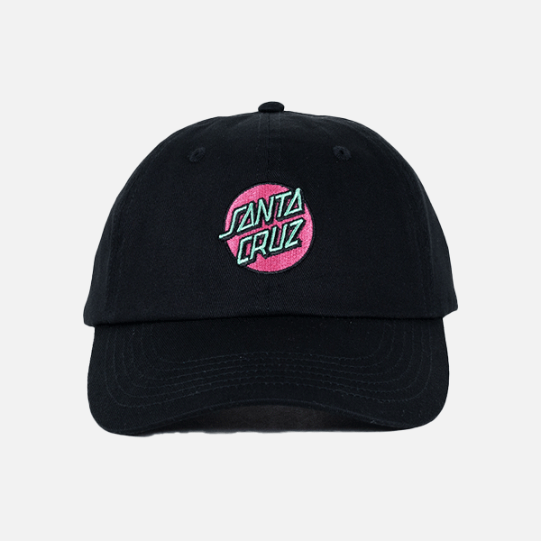 Santa Cruz Pop Dot Cap - Black