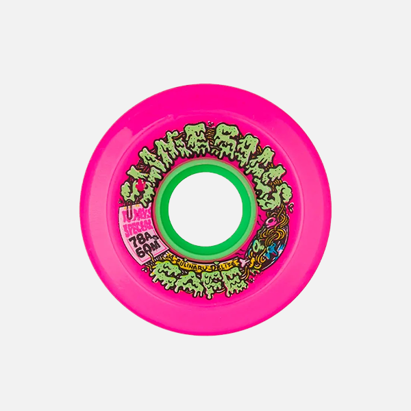 Santa Cruz Slime Balls OG Slime Cafe Pink - 60mm
