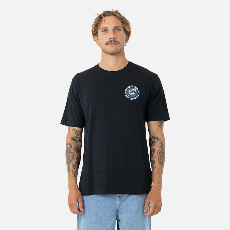 Santa Cruz Speed MFG Dot Puff Tee - Black
