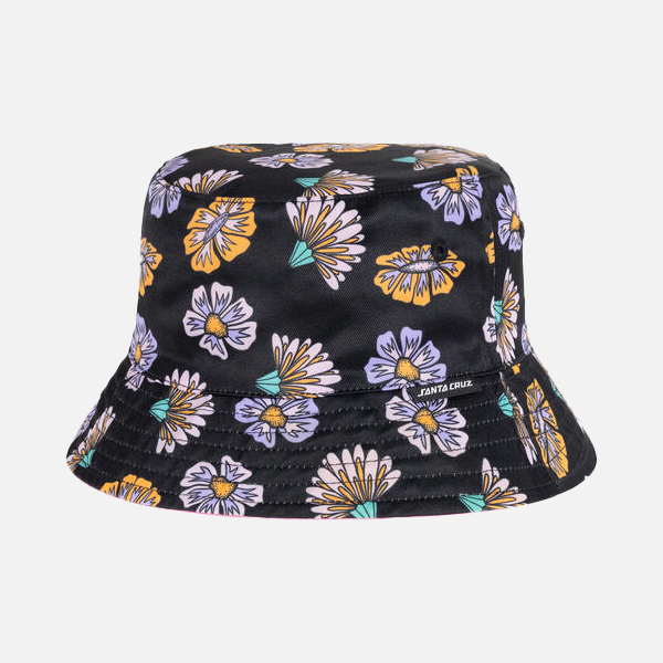 Santa Cruz Youth Field Arch Repeat Reversible Bucket Hat - Pink
