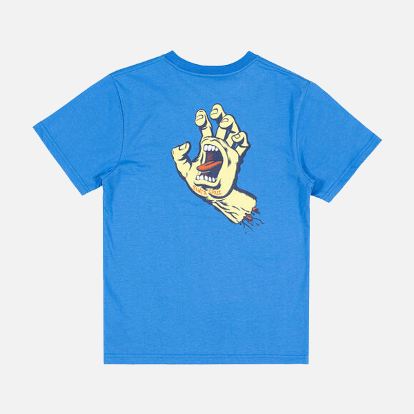 Santa Cruz Youth Opus Screaming Hand Tee - Blue