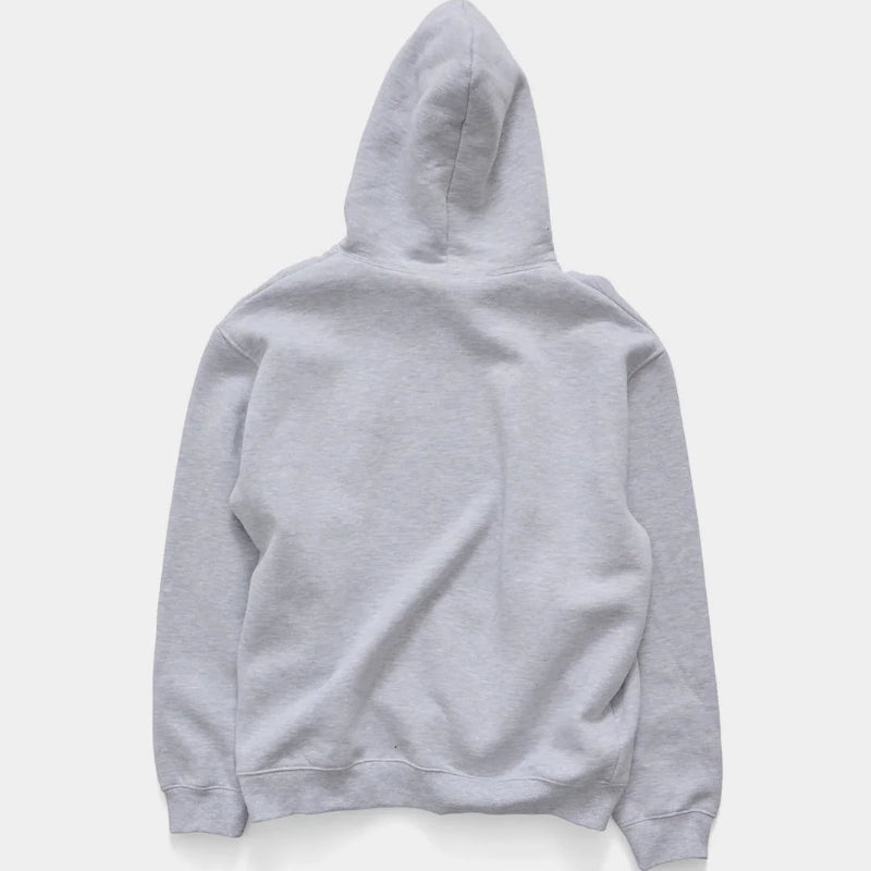 Gray hoodie on a white background