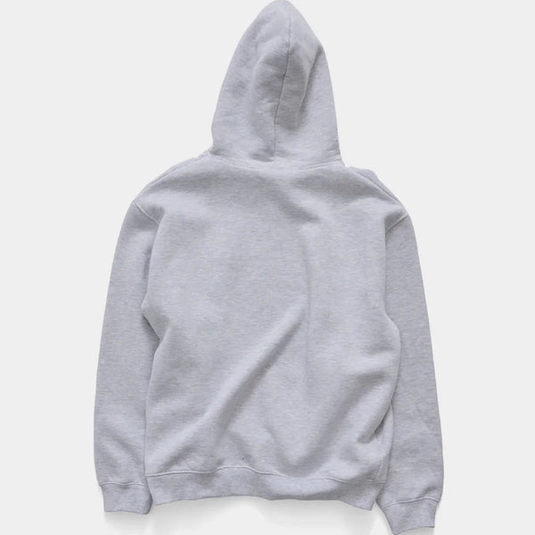 Gray hoodie on a white background