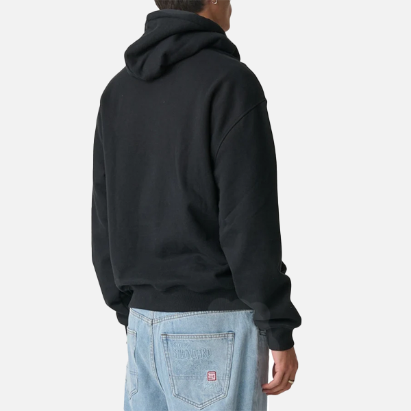 S-Double Mid Block Fleece Hood - Black