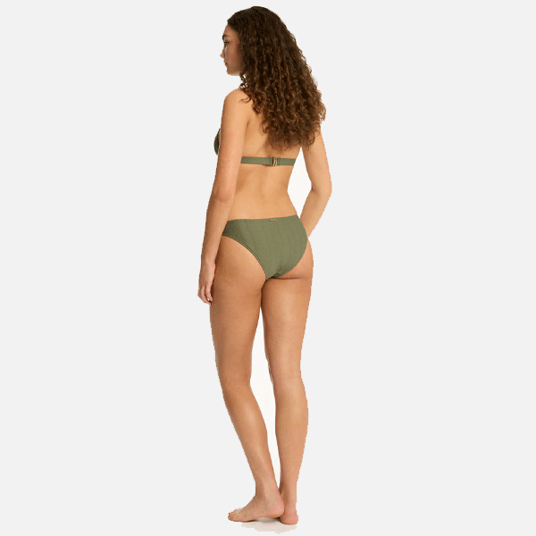 Sea Level Caracus Tri Halter Top - Khaki