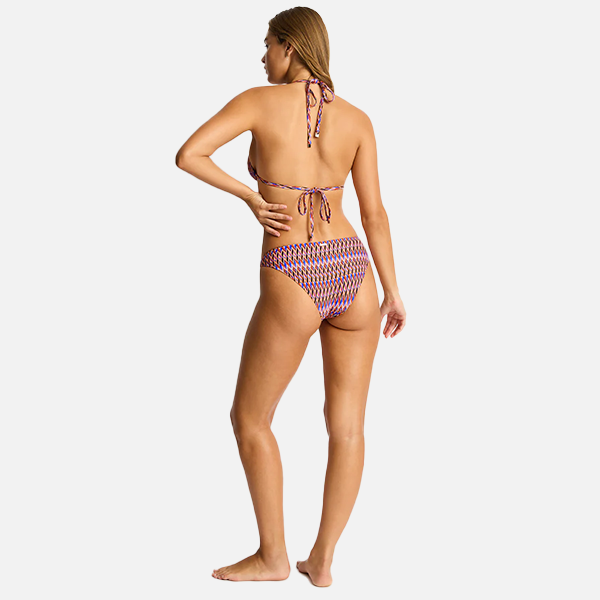 Sea Level Tessera Chain Link Bikini Pant - Blue