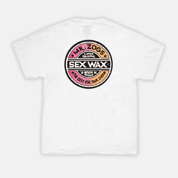 Sexwax Fade Tee - Pink/Orange/White Blend