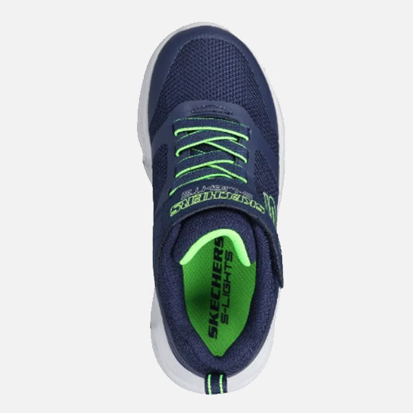 Skechers Meteor-Lights Toddler - Navy Lime