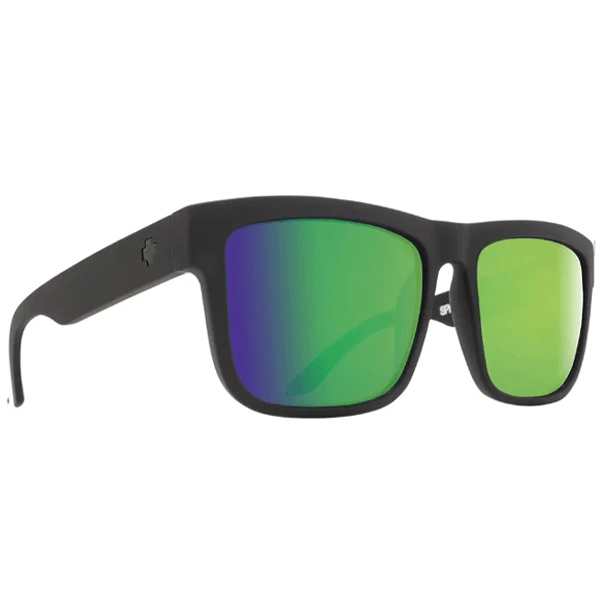 Spy Discord- Matte Black Happy Bronze Polar With Green Spectra Mirror