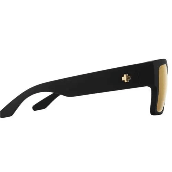 Spy Sunglasses Cyrus Club Midnite - Soft Matte Black Happy Bronze/Gold Spectra Mirror