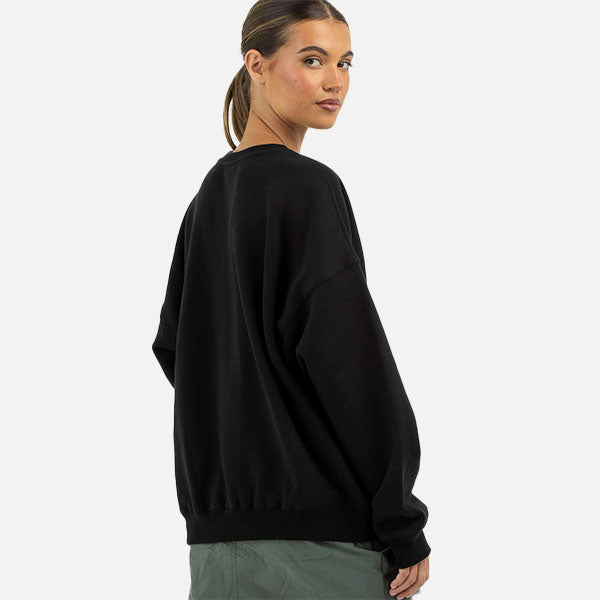 Stussy Relaxed OS Crew - Black