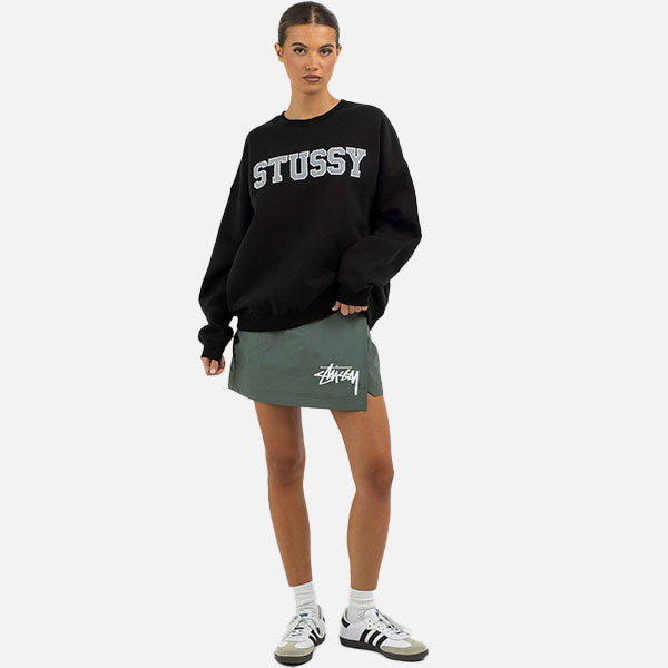 Stussy Relaxed OS Crew - Black