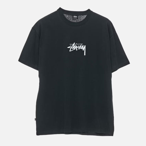 Stussy Stock Chest Tee - Black