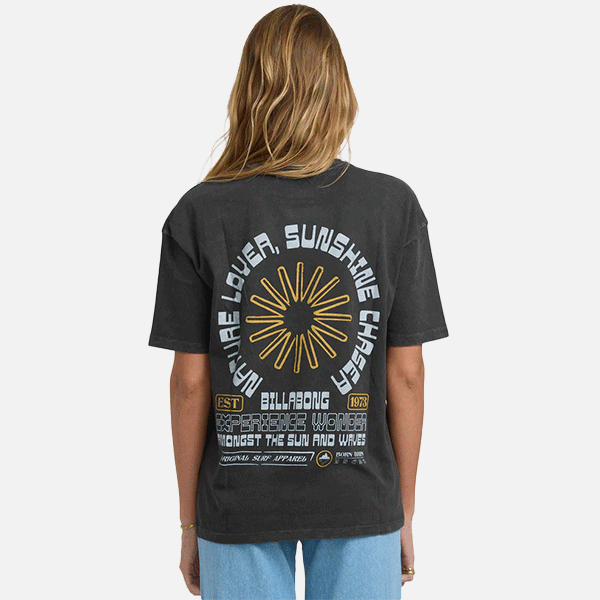 Billabong Sunshine Chaser Tee - Off Black
