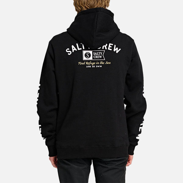 Salty Crew Surf Club Zip Fleece - Black