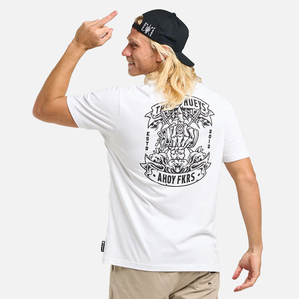 The Mad Hueys Ahoy FKRS Storm Tee - White