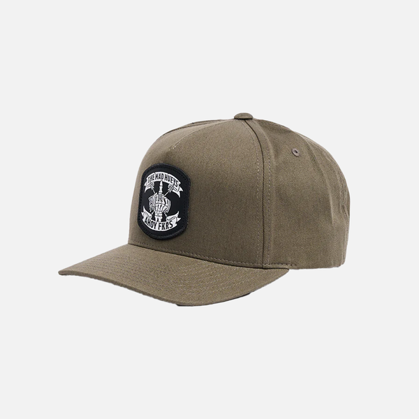 The Mad Hueys Ahoy FKRS Storm Twill Snapback - Olive