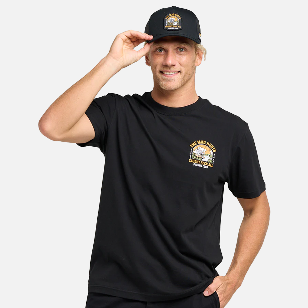 The Mad Hueys Caught FK All Island Tee - Black