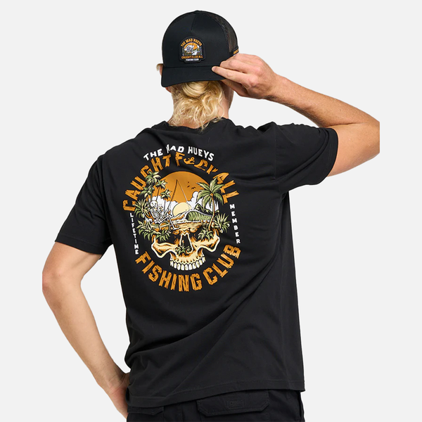 The Mad Hueys Caught FK All Island Tee - Black