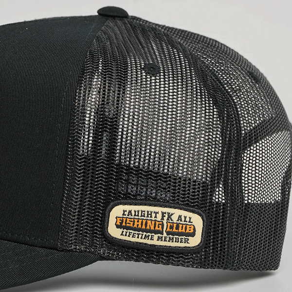 The Mad Hueys Caught Fk All Skull Trucker - Black