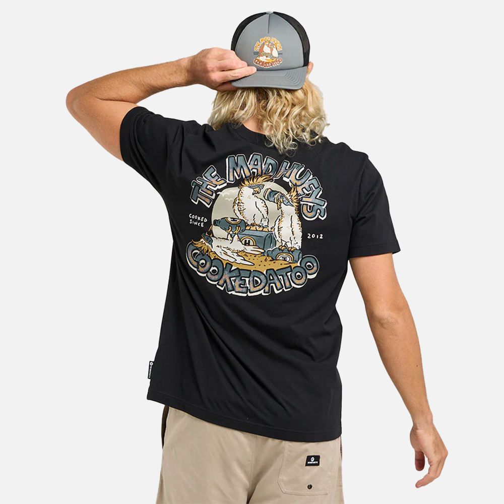The Mad Hueys Cookedatoo Trio Tee - Black