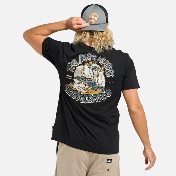 The Mad Hueys Cookedatoo Trio Tee - Black