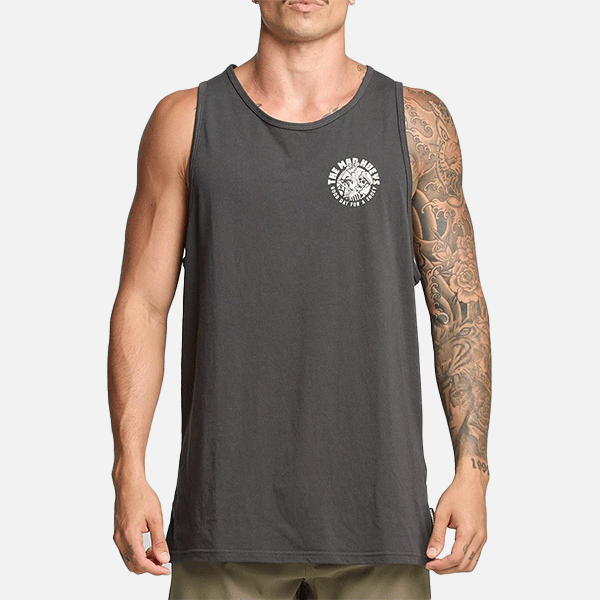 The Mad Hueys Good Day For Shoey Tank - Vintage Black