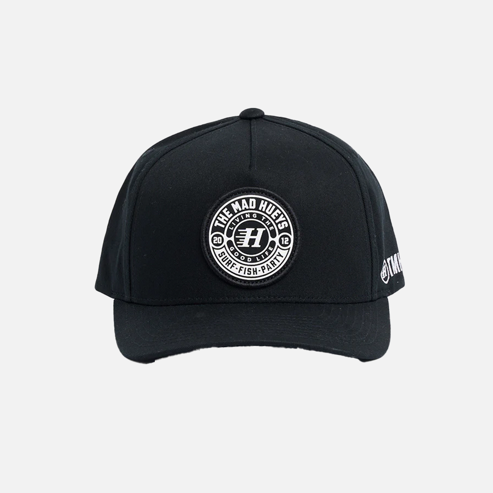 The Mad Hueys Hueys Good Life Twill Snapback - Black