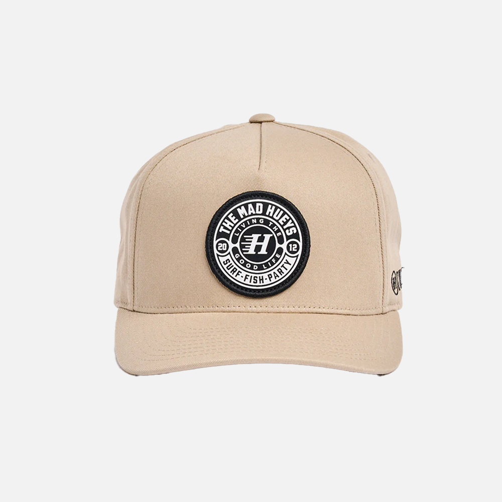 The Mad Hueys Hueys Good Life Twill Snapback - Tan