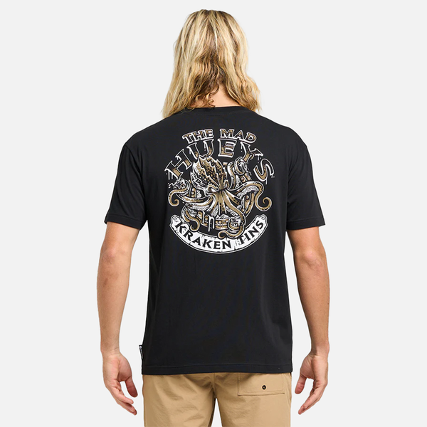 The Mad Hueys Kraken Port Hole Tee - Black