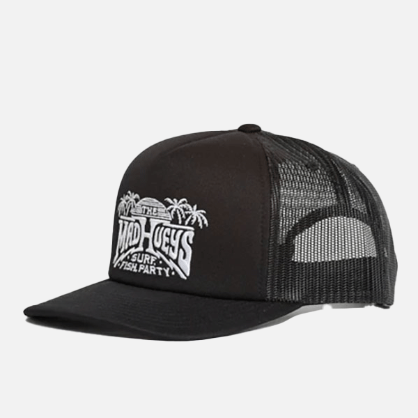 The Mad Hueys Palm Paradise Foam Trucker - Black