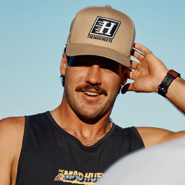 The Mad Hueys Parallel Hueys Twill Snapback - Tan