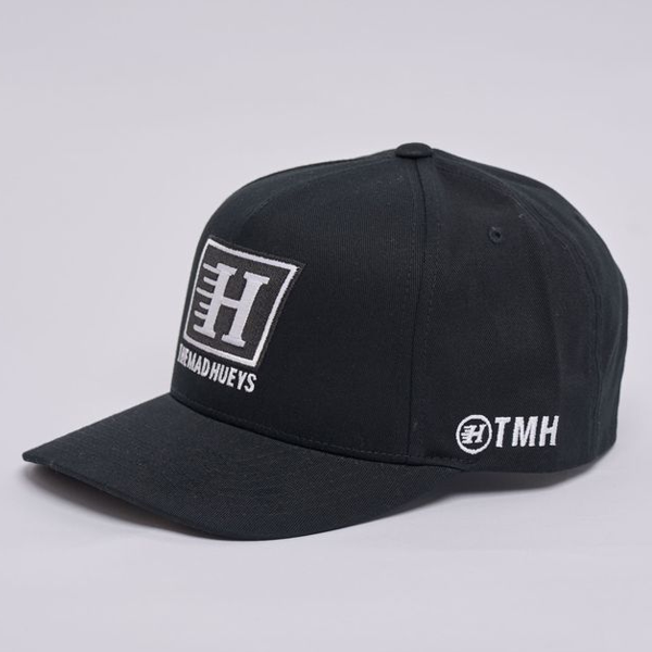 The Mad Hueys Parallel Hueys Twill Snapback - Black