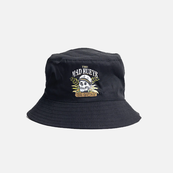 The Mad Huey's Shipwrecked Captain Youth Bucket Hat - Black