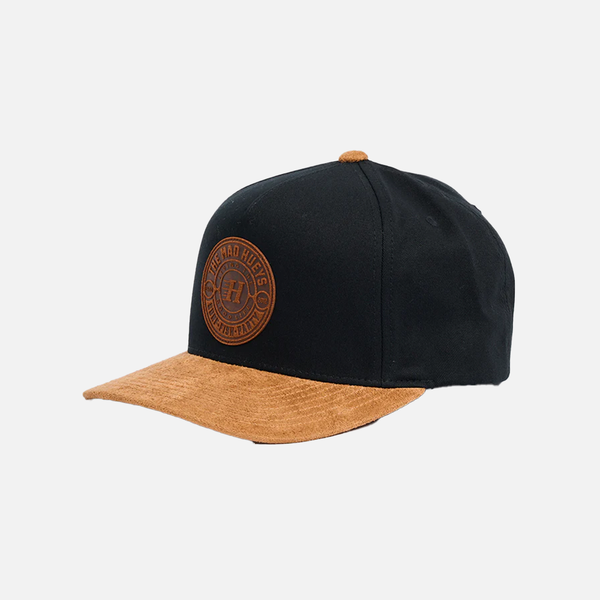 The Mad Hueys Suede Hueys Twill Snapback - Black
