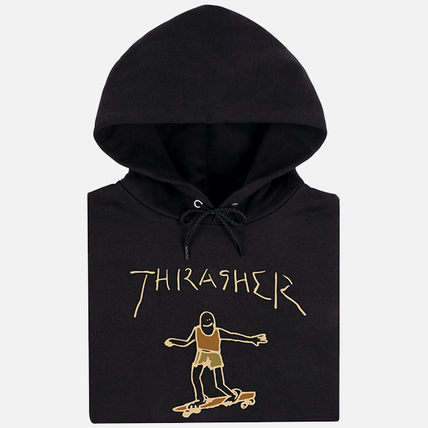 Thrasher Gonz Hood - Black/brown