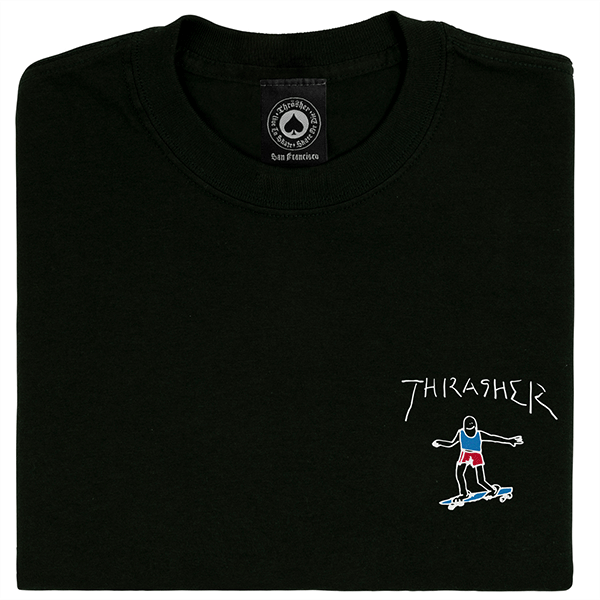 Thrasher Gonz Mini Logo Tee - Black