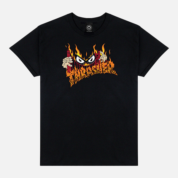 Thrasher Sucka Free Tee - Black