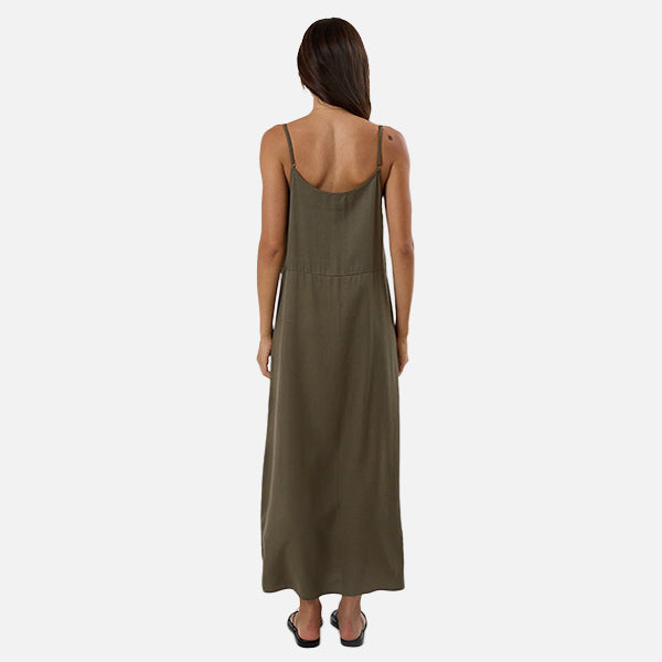 Thrills Breezy Slip Dress - Tarmac