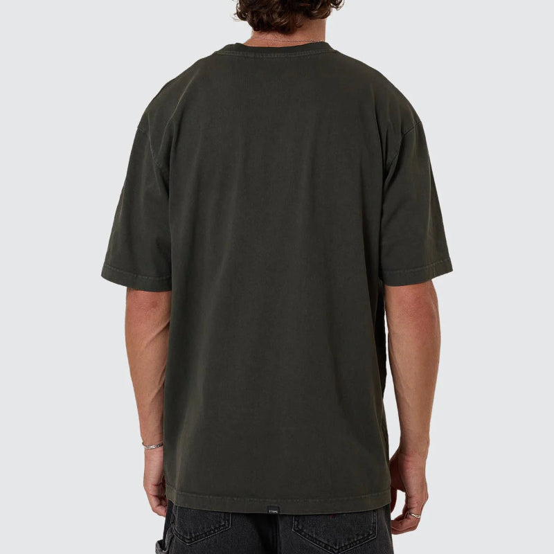 Thrills Built To Win Oversize Fit Tee - Oil Green