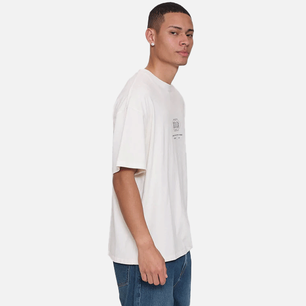 Thrills Fluid Box Fit Oversize Tee - Heritage White