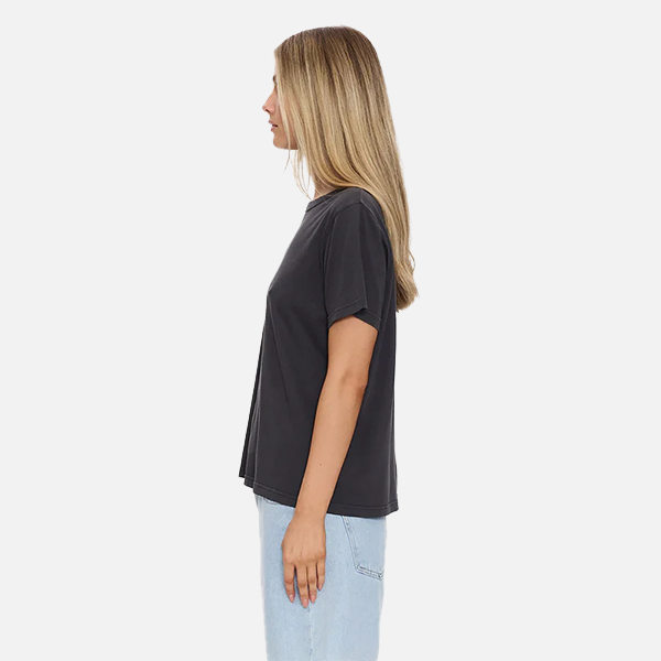 Thrills Haven For The Reckless Relaxed Tee- Dark Charcoal