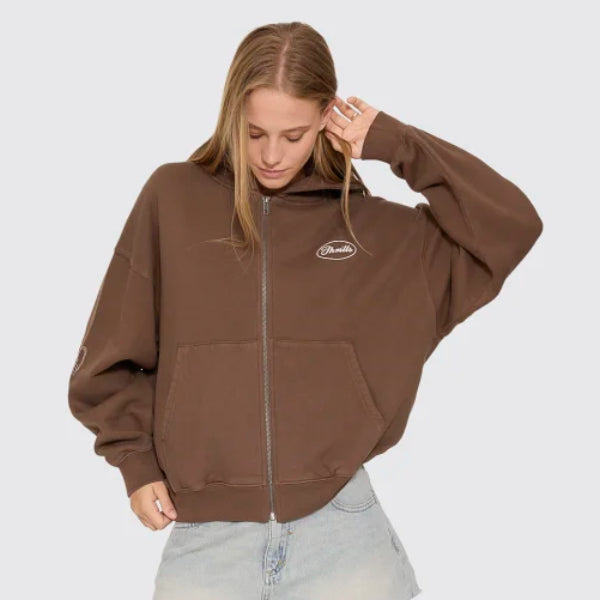 Thrills Last Stop Zip Box Hood - Cocoa