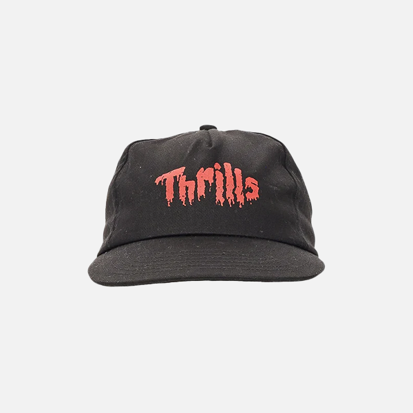 Thrills Once Bitten Twice Shy 5 Panel Cap- Black