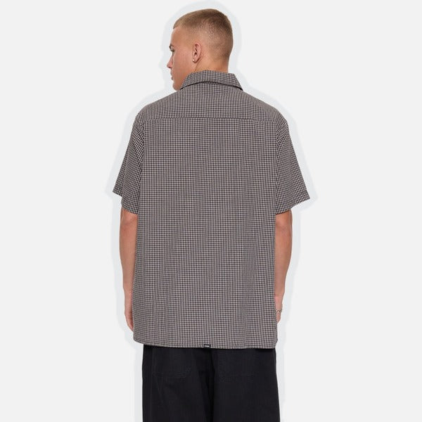 Thrills Split Decision SS Check Shirt - Black - view 3 | Propaganda Streetwear & Skate