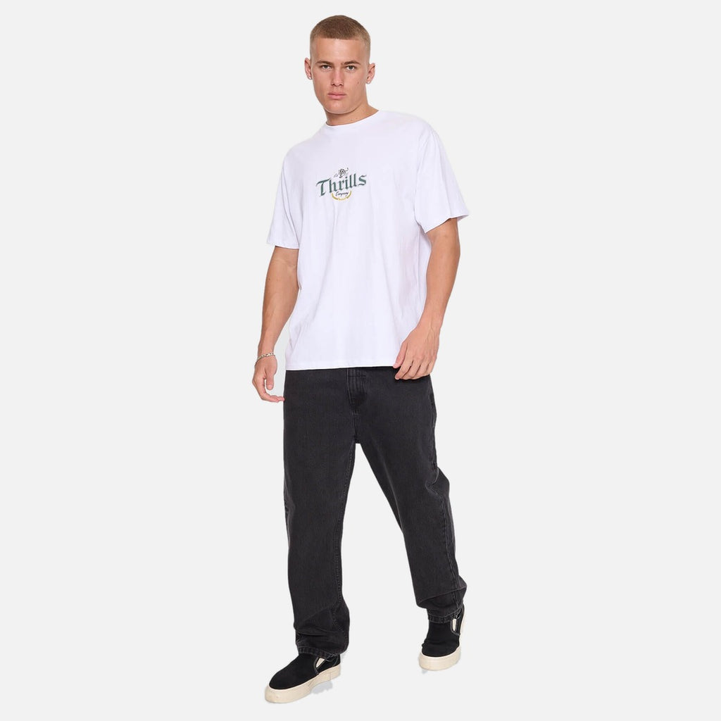 Thrills Twist Off Merch Tee - White - view 8 | Propaganda Streetwear & Skate