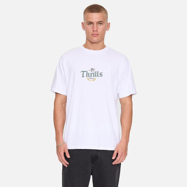 Thrills Twist Off Merch Tee - White - view 2 | Propaganda Streetwear & Skate
