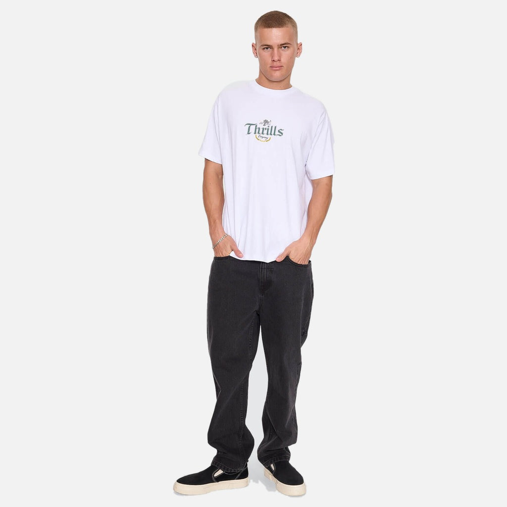 Thrills Twist Off Merch Tee - White - view 7 | Propaganda Streetwear & Skate