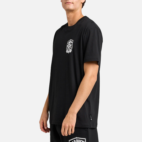 The Mad Hueys Ahoy Fkrs Shield Tee - Black